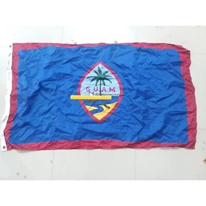 GUAM Vintage Country Out Door Flag | From Ship Salvage (7282) - Picture 1 of 1