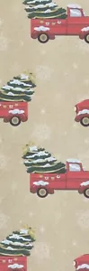 Taking the Tree Home decorative paper, laminated bookmark - Foto 1 di 1