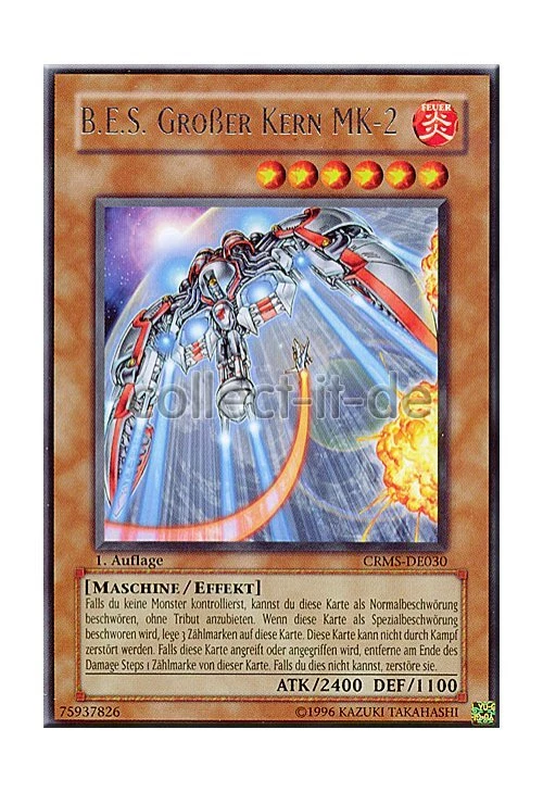 Yugioh CRMS-DE030 B.E.S. Großer Kern MK-2 - 1. Auflage - Bild 1 von 1