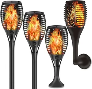 Svarog 4 Pezzi Luci Solari Esterno Giardino,Luci Tremolanti a Fiamma Danzante - Foto 1 di 9