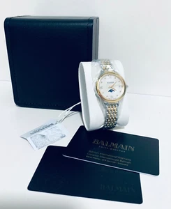 RELOJ MUJER BALMAIN DE BALMAIN B49123985U FASE LUNAR DIAMANTE PVD ORO 31 MM NUEVO - Imagen 1 de 13