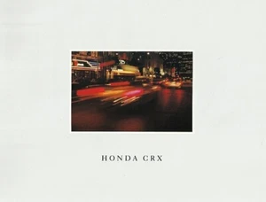 Honda CRX Verkaufsprospekt Katalog US 90 HF Si Civic 1990 - Bild 1 von 1