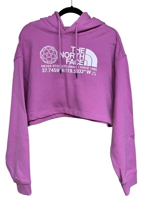 Sudadera con capucha The North Face Coordinates Crop Drop Sunset Malva para mujer XL Foto 1 de 4