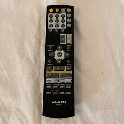 Подлинный оригинальный пульт дистанционного управления Onkyo RC-605S для аудио/видео ресиверов HTSR505 TXSR403 - Изображение 1 из 3