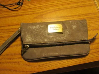 Clutch Simply Vera Vera Wang couro marrom - Imagem 1 de 4