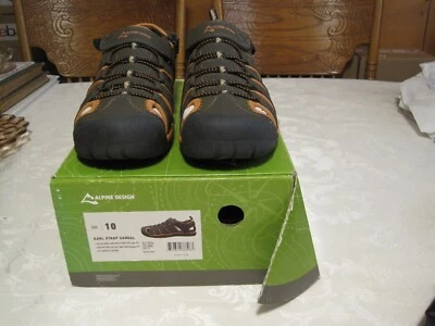 ALPINE DESIGN KARL STRAP MEN'S SANDAL SIZE 10 CLOSED TOE - Image 1 of 4