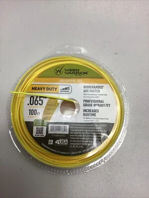 Weed Warrior Heavy Duty Crimped Trimmer Line .065 X 100' Length Universal USA - Image 1 of 4