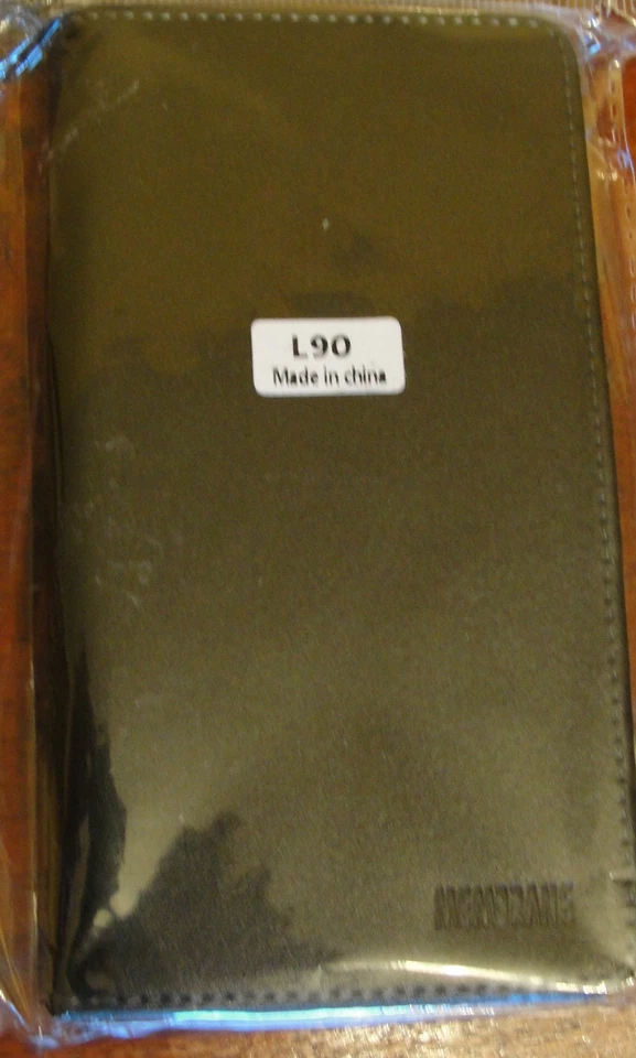 Funda tipo libro tipo billetera negra para LG L90. - Imagen 1 de 1