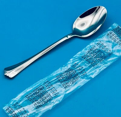 NUEVO Cucharadita Pfaltzgraff ELLINGTON BRILLANTE 6" Cubiertos de Acero Inoxidable Cubiertos Nuevos en Paquete Foto 1 de 4