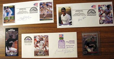 COLORADO ROCKIES 1995 STAR PLAYER AUTOGRAPHS - Image 1 of 4
