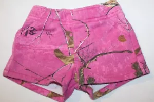 Girls CARHARTT pink Realtree shorts Size 9 months - Picture 1 of 2