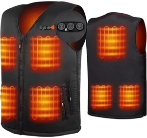 ARRIS Heated Vest Size Adjustable 7.4V Battery Electric Warm Vest for Hiking - Picture 1 of 7