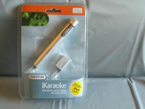 NEW & SEALED Griffin iKaraoke Microphone for iPod MINI/ CLASSIC/ NANO/ 5TH GEN. - Picture 1 of 2