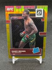 2023 Donruss Optic UFC Randy Brown Rated Rookie Gold /10 #105 Welterweight