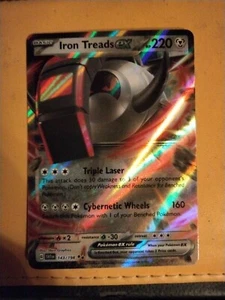 Iron Treads ex - 143/198 - Ultra Raro - Escarlata y Violeta - Casi Nuevo/M - Tarjeta de Pokémon - Imagen 1 de 2