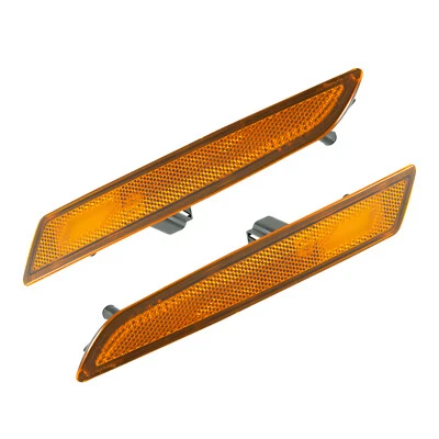 Juego de pares aptos para Volvo VNL VNR VNX 18-up ámbar capó montaje LED marcador lámpara delantera Foto 1 de 4