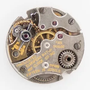 Reloj Pulsera Raro Vintage Europeo y Reloj EWC / Cartier Cuerda Trasera Movimiento - Imagen 1 de 6