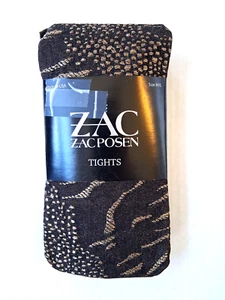 Zac Posen Tights, M/L, Black and Sun Tan - Picture 1 of 3