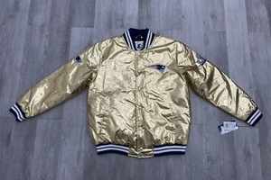 Starter New England Patriots NFL Satin Snap Jacket Super Bowl Men Size Medium - Picture 1 of 5