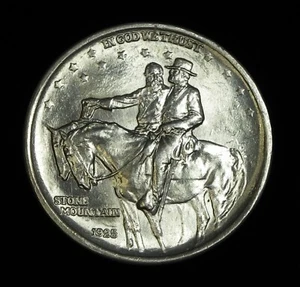 Mezzo dollaro commemorativo argento commemorativo montagna pietra 1925 non circolato - Foto 1 di 2