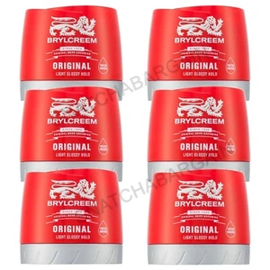 6 X 150ml ORIGINAL RED TUBS CLASSIC BRYLCREEM HAIR STYLING CREAM - Picture 1 of 1