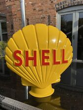 Half Shell Globe Classic Car Not Enamel Sign Bp Vintage Petrol Pump Oil