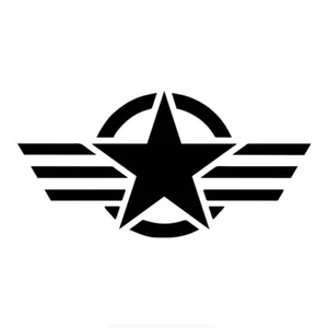 US ARMY MILITARY STAR STRIPES VINYL DECAL - FOR CAR MOTORCYCLE TABLET LAPTOP ETC - Picture 1 of 2