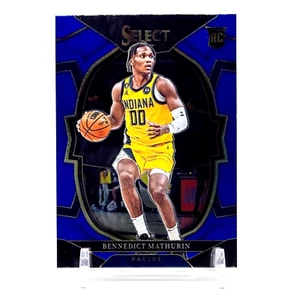 2022-23 Panini Select Bennedict Mathurin Blue Prizm Rookie #79 Pacers - Picture 1 of 2