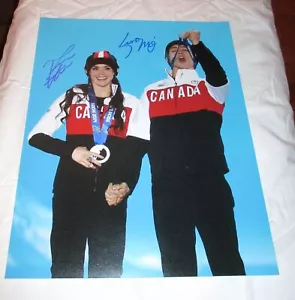 TESSA VIRTUE & SCOTT MOIR SIGNED 2014 OLYMPIC FIGURE SKATING 11X14 PHOTO - Picture 1 of 3