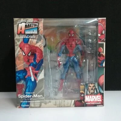 Kaiyodo Revoltech Amazing Yamaguchi 002 Spider-Man Action Figure used Japan - Image 1 of 4