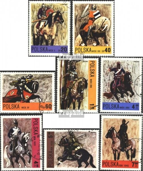 Poland 2222-2229 mint/MNH 1972 Polish Reit — 第 1/1 张图片