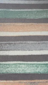 Alfombra de running limpia Schöner Wohnen rayas beige gris | 50x70 cm resistente - Imagen 1 de 1