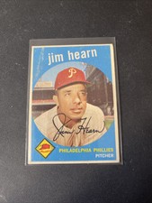 1959 Topps Baseball #63 Jim Hearn - Philadelphia Phillies