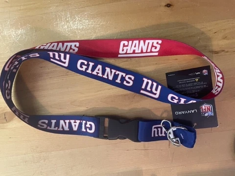 New York Giants NFL Lanyard Key ID Holder WINCRAFT Licensed Product Cover