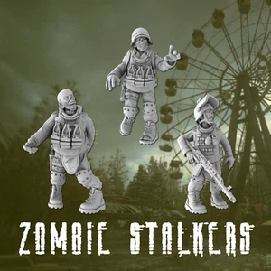 Zombified Stalkers - 28mm Miniaturen für Zona Alfa/Stalker/Fallout Gaming - Bild 1 von 4