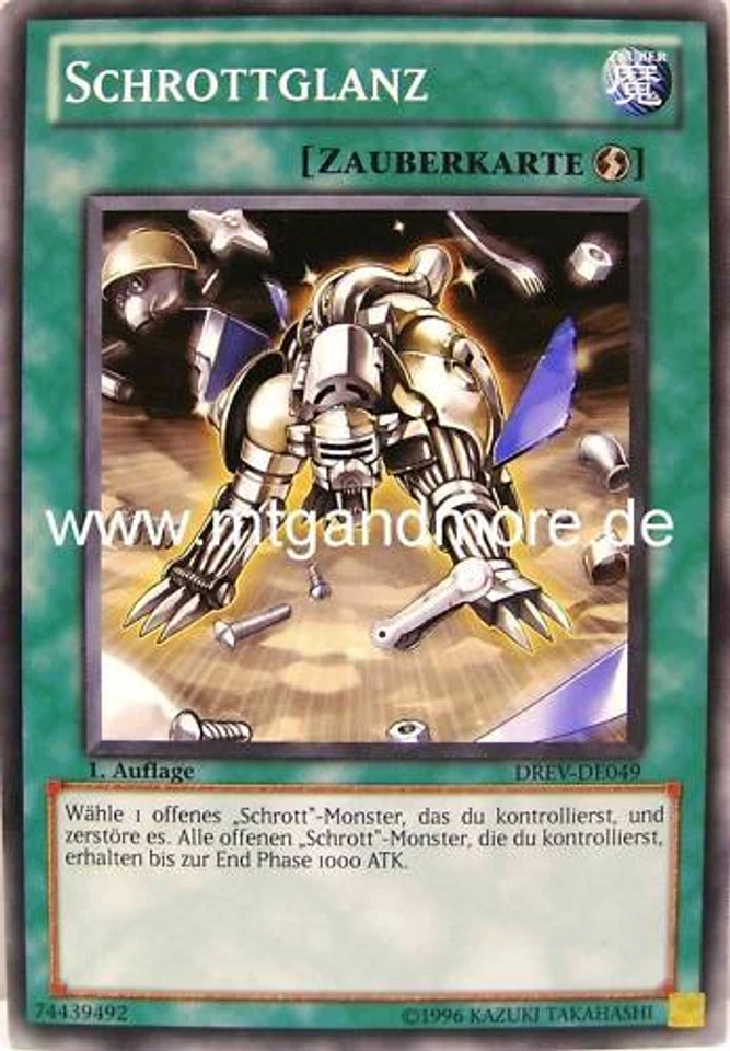 Yu-Gi-Oh 3x Schrottglanz - - - DREV - Bild 1 von 1