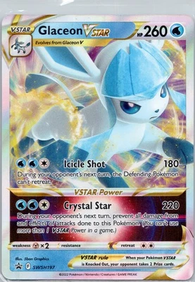 Glaceon VSTAR Holo Promo SWSH: Sword & Shield Promo Cards SWSH197 NM - Image 1 of 2