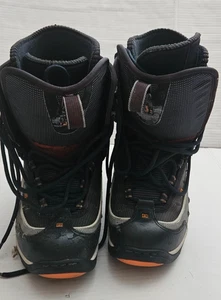 DC Snowboard Boots Brabus-2 - Uomo taglia 7 1/2 nero arancione Y2K - Foto 1 di 6