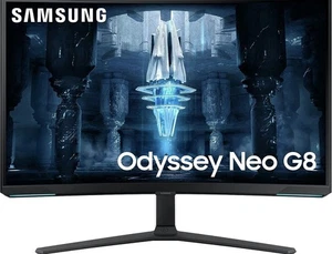 SAMSUNG LS32BG852NNXGO 32" Odyssey Neo G8 4K UHD 240Hz 1ms G-Sync 1000R Curved - Picture 1 of 7