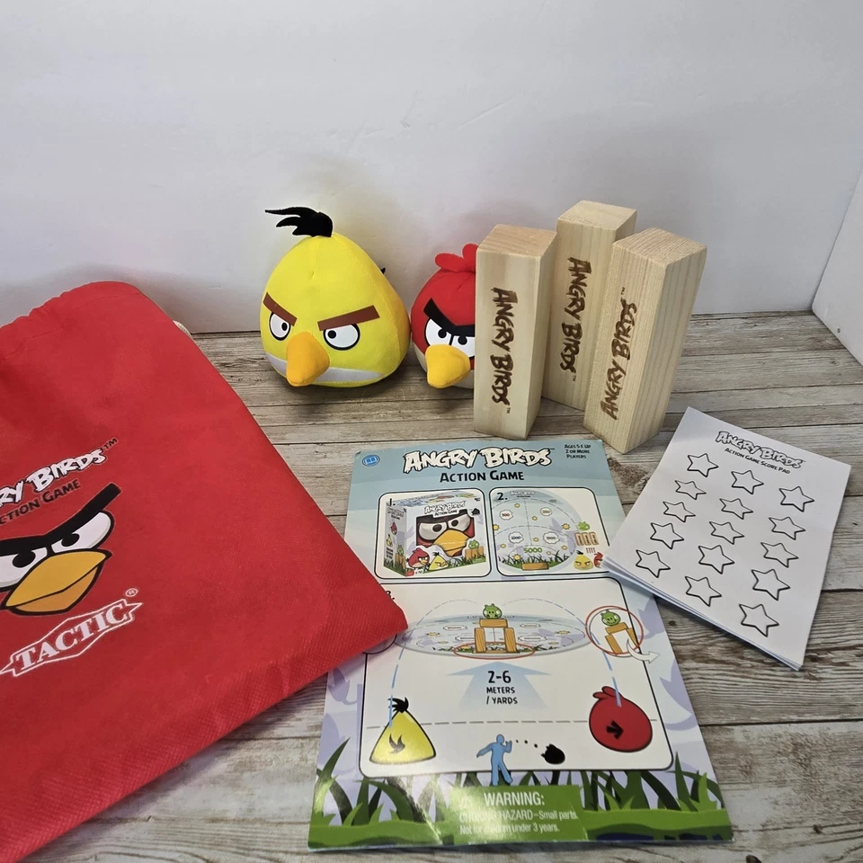 University Games "Angry Birds Action"  Indoor/Outdoor Toss Game Incomplete  - Image 1 of 4