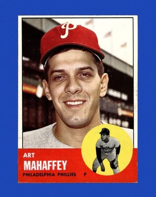 1963 Topps Set-Break #385 Art Mahaffey NR-MINT *GMCARDS* - Image 1 of 2