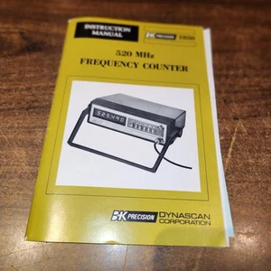 Vintage B+K Precision 520 mhz uniwersalny licznik oryginalny ręczny z wkładkami - Zdjęcie 1 z 4