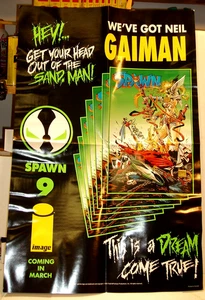 Spawn #9 Promo Poster © 1993, Image Comics, Angela, Neil Gaiman - Picture 1 of 2