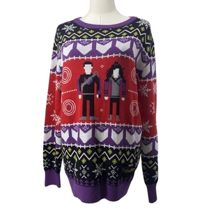 HAWKEYE MARVEL STUDIOS DISNEY PLUS XMAS CAST FILM CREW MAGLIONE REGALO UOMO S - Foto 1 di 6