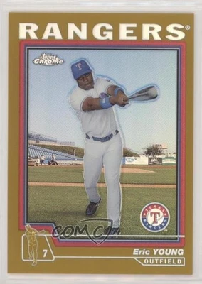 2004 Topps Chrome Gold Refractor Eric Young #451 - Image 1 of 2