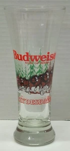 Vaso de cerveza de Navidad Budweiser Clydesdales 7,5" de alto Anheuser-Busch - Imagen 1 de 7