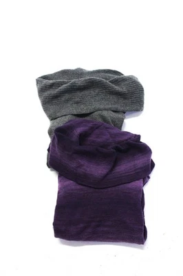 Suéteres Athleta Mujer Manga Larga Cuello Capucha Gris Púrpura Talla 2XS Lote 2 Foto 1 de 3