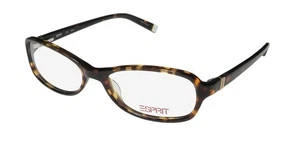 NEW ESPRIT 17381 EYEWEAR PLASTIC 545 BROWN 51-16-135 WOMENS RECTANGULAR FULL-RIM - Picture 1 of 8