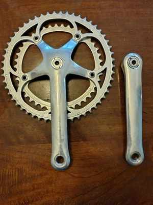 Guarnitura  Campagnolo C-ecord 1987 per bici da corsa d'epoca - Image 1 of 4