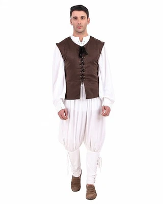 Мужской жилет ThePirateDressing средневекового ренессанса на шнуровке готический жилет - Изображение 1 из 4